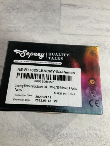 Sepeey Remanufactured Ink Cartridge Replacement for Epson 702XL 702 XL ECT. (6922765041847)